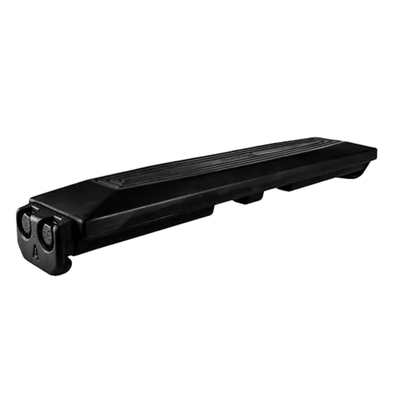 700 mm clip-on rubber track pad for steel excavator track shoes, listed for the CAT 312D
